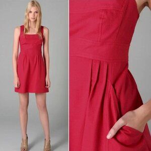 Nanette Lepore Buzzin' Around Dress Red 6 rare